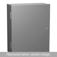 Hammond Manufacturing N1A24247 N1 Enclosure w/panel - 24 x 24 x 7 - Steel/Gray N1A24247 on Advantage Electric Supply