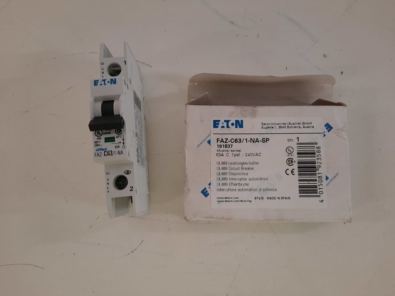 FAZ-C63/1-NA-SP on Advantage Electric Supply