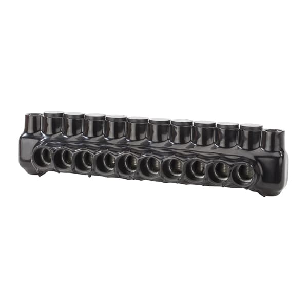 NSI Industries IPLMD350-10 IPLMD350-10 NSI - 3/0-6 Awg  Polaris Insulated Multi-Tap Conn 10 Port (Dual Sided Entry & Mountable) IPLMD350-10 on Advantage Electric Supply