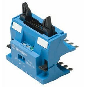 Finder 093.68.14.1 Finder 093.68.14.1 is an adapter designed to operate with a rated current of 1A and a rated voltage of 24Vdc. It is specifically configured to function within the MasterADAPTER network frequency. 093.68.14.1 on Advantage Electric Supply