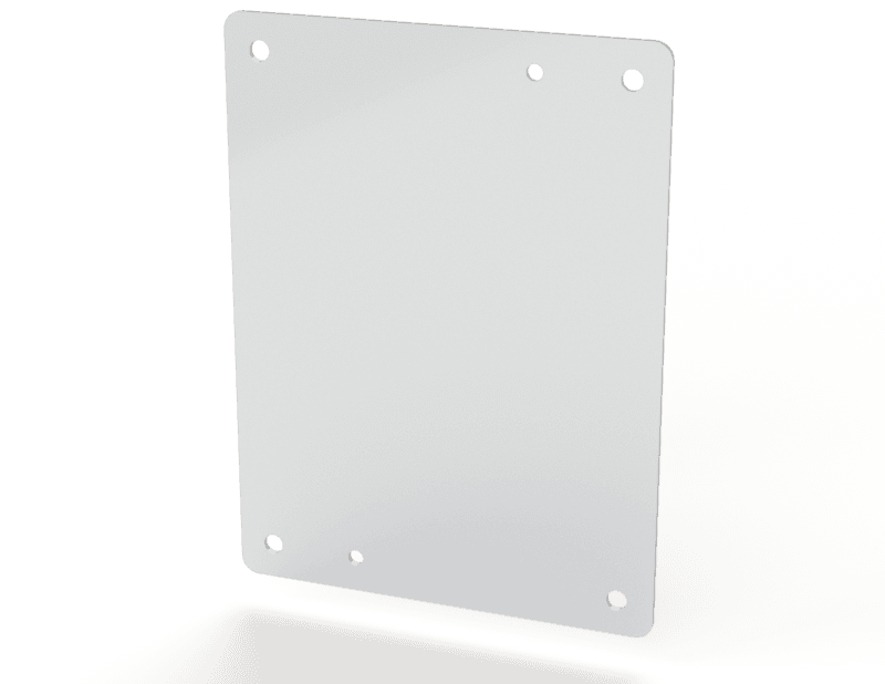 Saginaw Control SCE-10N8MP Subpanel, Flat Nema-1, Height:8.00", Width:6.00", Depth:0.08", SCE-10N8MP on Advantage Electric Supply