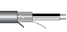 Alpha Wire 2473 SL002 Alpha Essentials Multi-Pair Cable - Foil Shield - 12 AWG 1 Pair - Gray - 600V - 500ft - Alpha 2473 SL002 2473 SL002 on Advantage Electric Supply