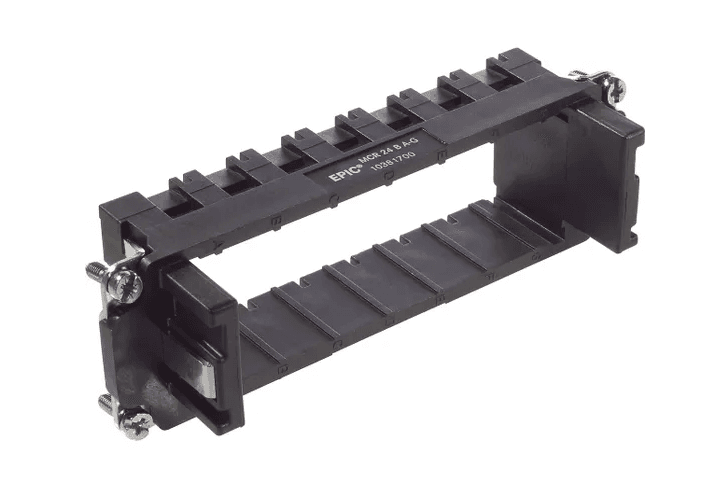 Lapp 10.3817 EPIC Connector, Receptacle Frame for 7 modules, use with HBE 24 Series 10.3817 on Advantage Electric Supply