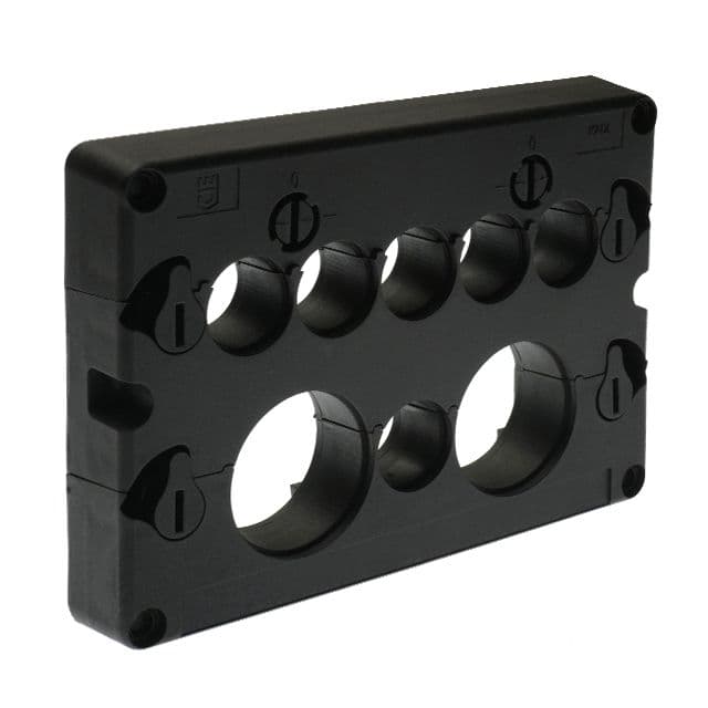 Mencom KADL-6K-2G KADL Cable Entry System Frame, 8 Entries, 6 x small grommet (3-16.5mm) and 2 x large grommets (15-32.5mm) ordered separately KADL-6K-2G on Advantage Electric Supply