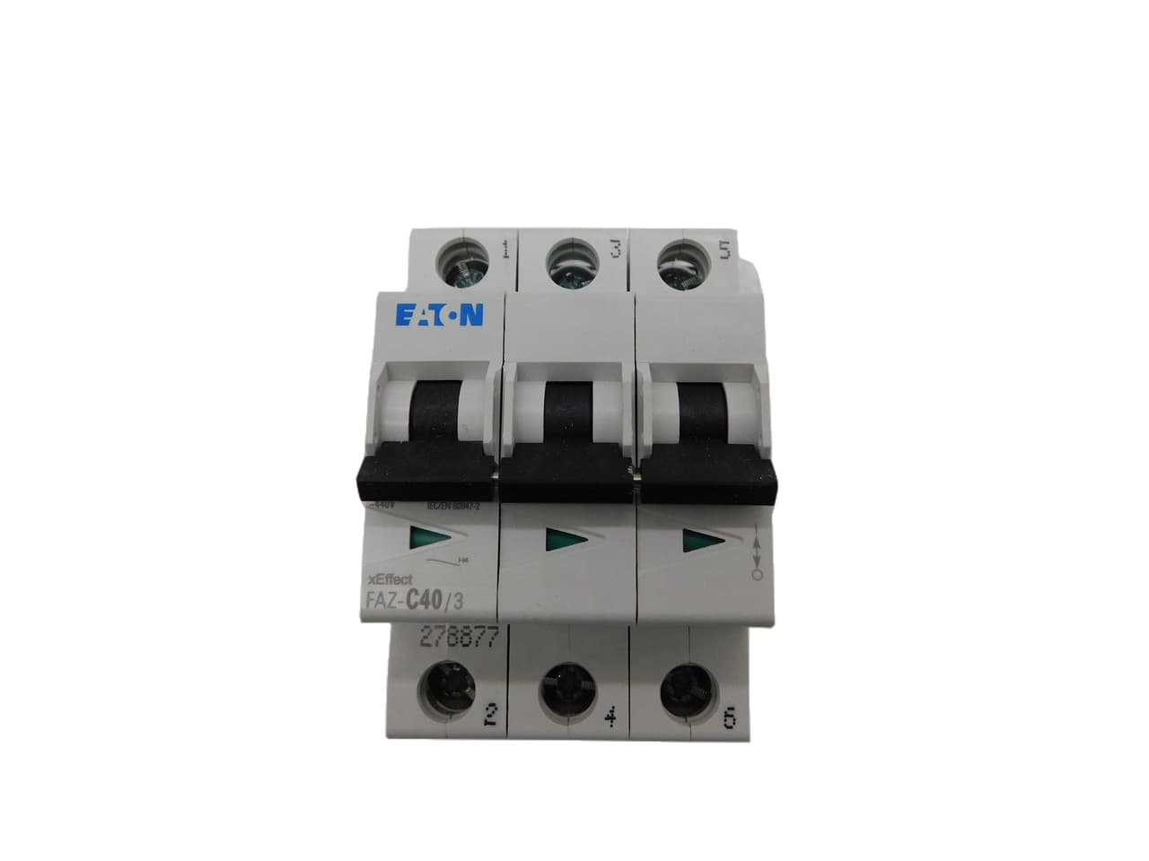 Eaton FAZ-C40/3-RT FAZ-C40/3-RT Eaton - UL 1077 Industrial Miniature Circuit Breaker - Supplementary Protector FAZ-C40/3-RT on Advantage Electric Supply