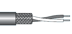 Alpha Wire 1772 SL001 Alpha Essentials Multi-Conductor Cable - Braid Shield - 25 AWG 4 Conductor - Gray - 600V - 1000ft - Alpha 1772 SL001 1772 SL001 on Advantage Electric Supply