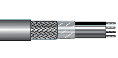 Alpha Wire 3240 SL001 Alpha Essentials Multi-Conductor Cable - Braid Shield - 18 AWG 1 Conductor - Gray - 600V - 1000ft - Alpha 3240 SL001 3240 SL001 on Advantage Electric Supply