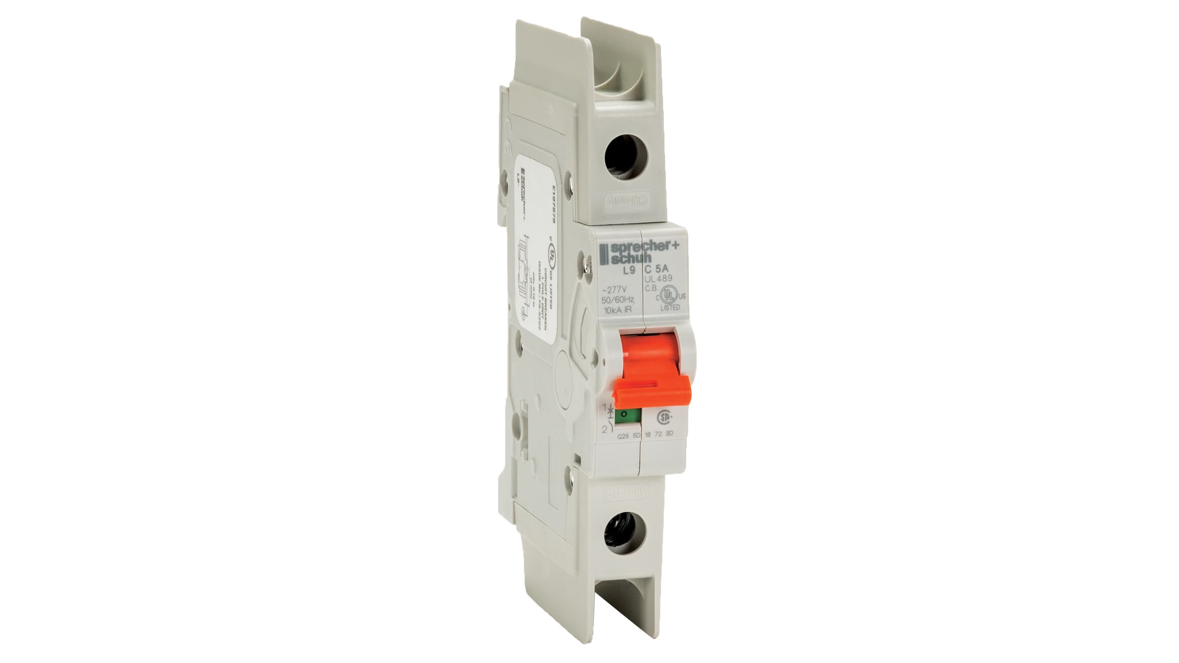 Sprecher + Schuh L9-4/1/D Sprecher + Schuh L9-4/1/D - Miniature Circuit Breakers, CURVE-D, 4A, 1-POLE, UL489/ CSA/ CE L9-4/1/D on Advantage Electric Supply