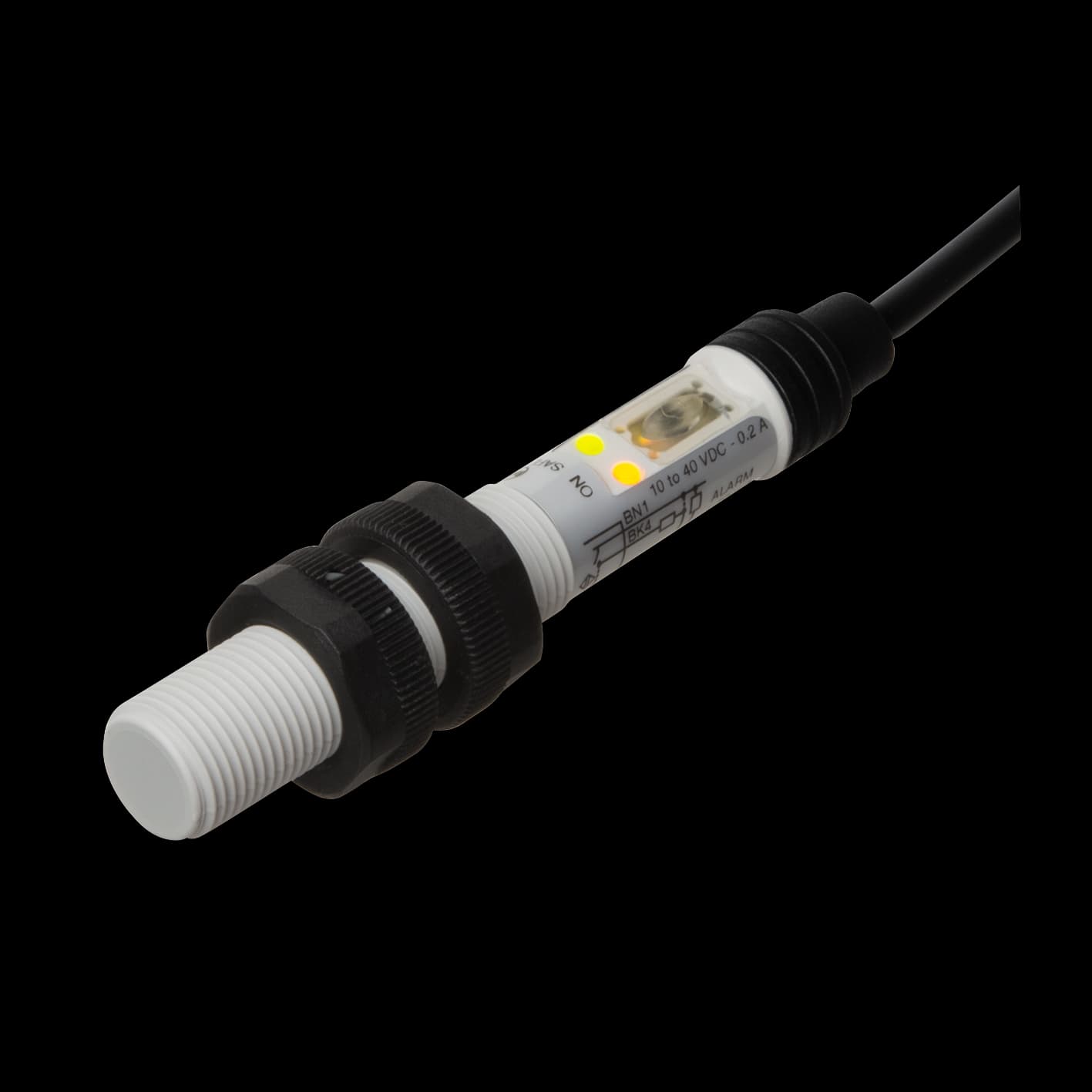 Carlo Gavazzi CA12CAF04BPA2IO Capacitive Proximity Sensor, Flush mountable, Sensing Range 4mm, Adjustable 0.5-4mm, Power Supply 10-40VDC, NPN/PNP Output, N.O./N.C., IO-Link, Cable PVC, Housing M12 x 78mm, 4th Gen. Tripleshield, Improved EMC performances, IP67 IP68 CA12CAF04BPA2IO on Advantage Electric Supply