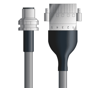 Lapp DN4110049F05 DN4110049F05 - LAPP UNITRONIC® DeviceNet Cordsets 14 & 18 AWG / 1 + 1 pair Bus - Gray PVC - 7/8 in Male Bulkhead / Plug Header connectors - 5m DN4110049F05 on Advantage Electric Supply