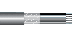 Alpha Wire 1085 SL005 Alpha Essentials Multi-Conductor Cable - Unshielded - 16 AWG 25 Conductor - Gray - 600V - 100ft - Alpha 1085 SL005 1085 SL005 on Advantage Electric Supply