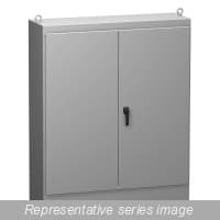 Hammond Manufacturing 1418BY36 N12 Freestanding Encl, Dbl Door - 90 x 72 x 36 - Steel/Gray 1418BY36 on Advantage Electric Supply