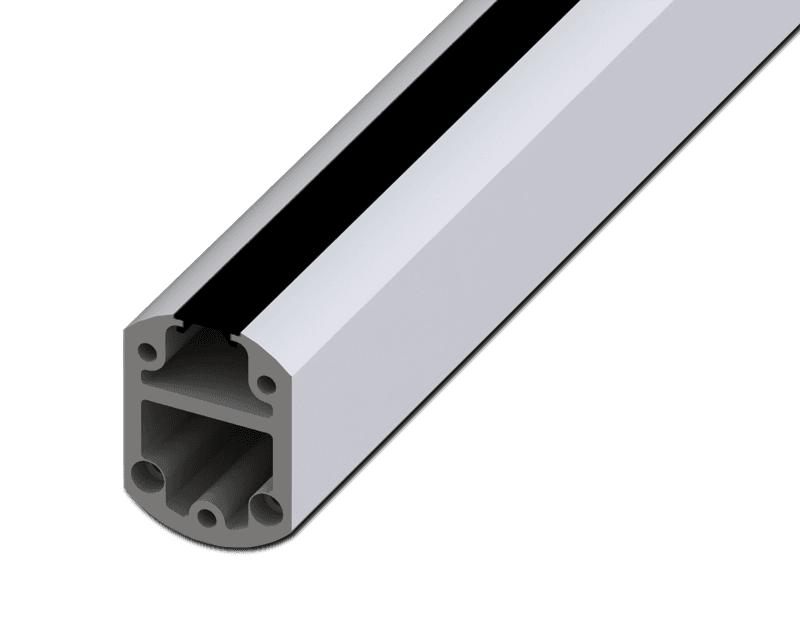 Saginaw Control SCE-SA20T Open Tube Suspension Profile, Height:19.69", Width:2.56", Depth:3.54", RAL 7035 powder coated finish. SCE-SA20T on Advantage Electric Supply