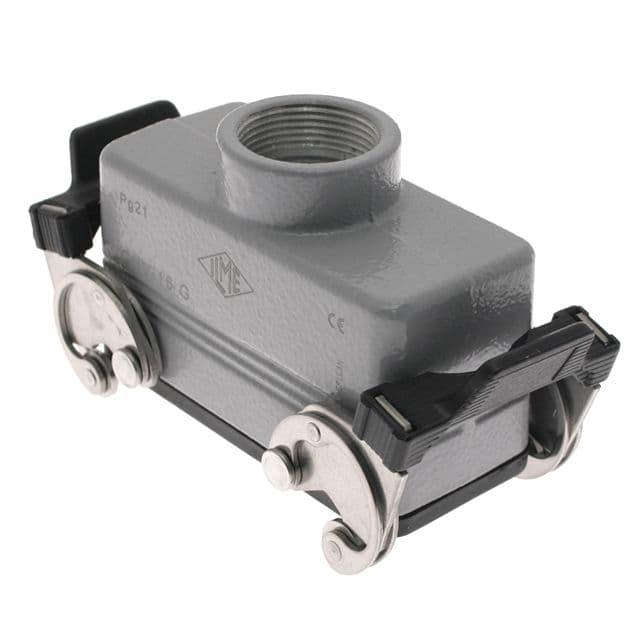 Mencom CMV-06G Insulated, Rectangular Hood, size 77.27, Double Latch with gasket, Top PG21 cable entry CMV-06G on Advantage Electric Supply