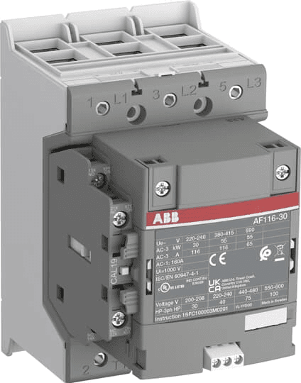ABB Control AF116-30-11-31 AF116-30-11-31 ABB Control - 3P, 160A, 24-60V 50/60HZ,20-60VDC,1/1 AF116-30-11-31 on Advantage Electric Supply