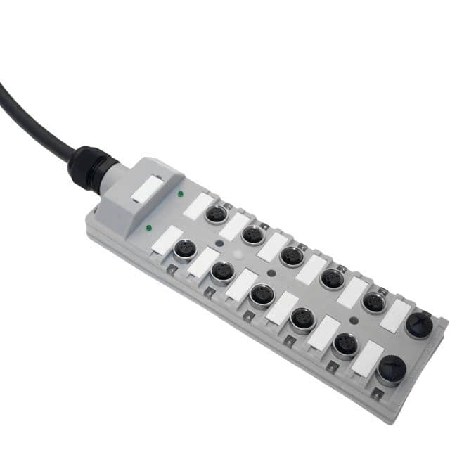 Mencom JDN-250-005-C020 DeviceNet Block Junction Blocks, 5 Pin, 12 Port, DeviceNet, 2 Meters of Home Run Cable JDN-250-005-C020 on Advantage Electric Supply