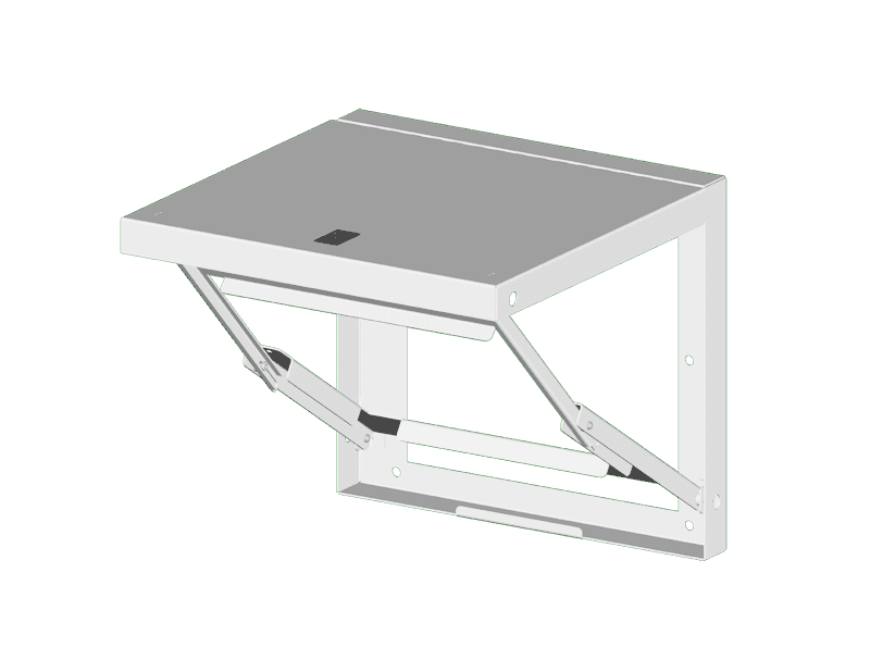 Saginaw Control SCE-FS1818 Shelf, Folding, Height:18.00", Width:18.00", Depth:2.00", Part number suffix indicates finish SCE-FS1818 on Advantage Electric Supply