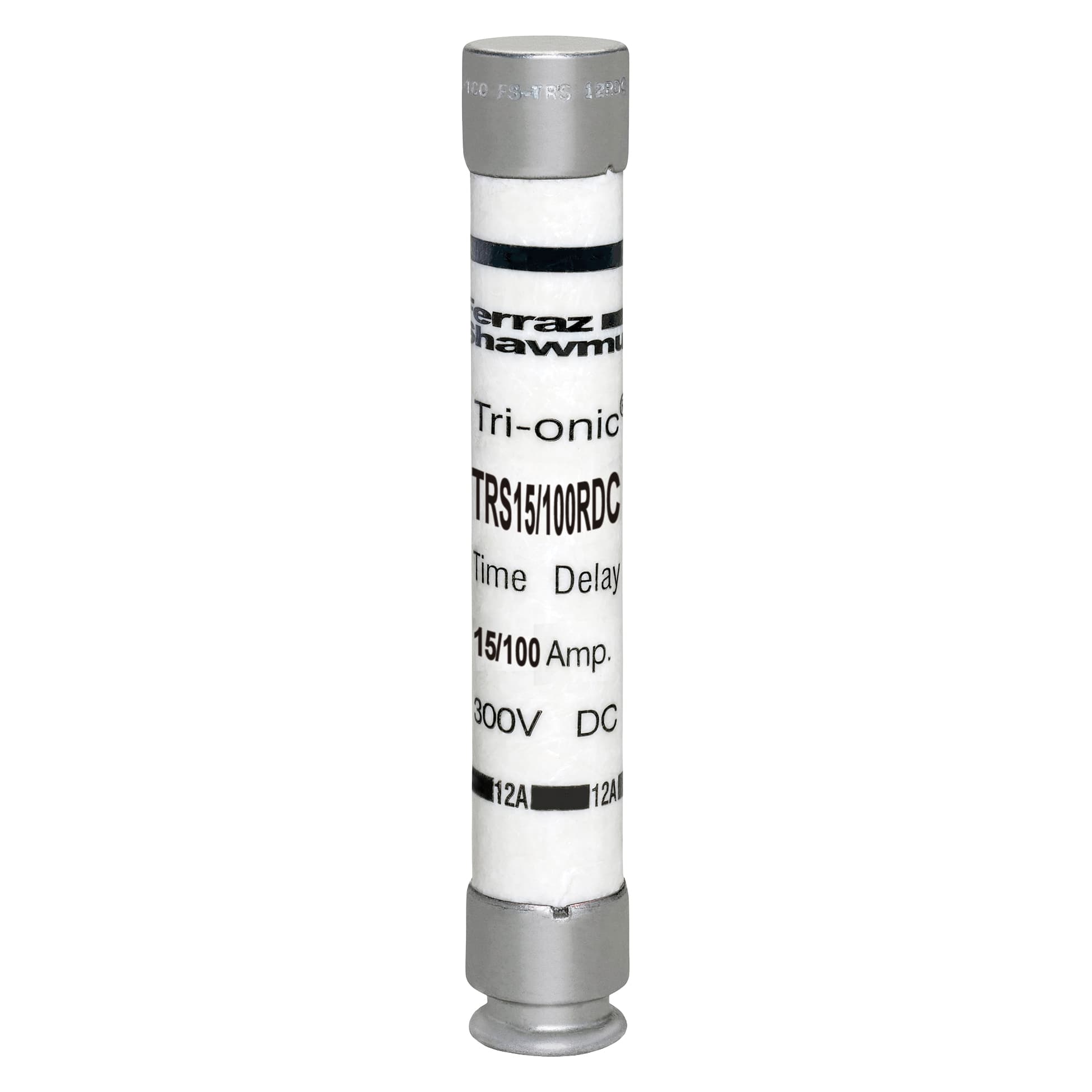 Mersen TRS15/100RDC TRS15/100RDC Mersen - Fuse TRS-RDC - Class RK5 - Time-Delay 300VDC 0.15A Ferrule Tri-Onic® TRS15/100RDC on Advantage Electric Supply