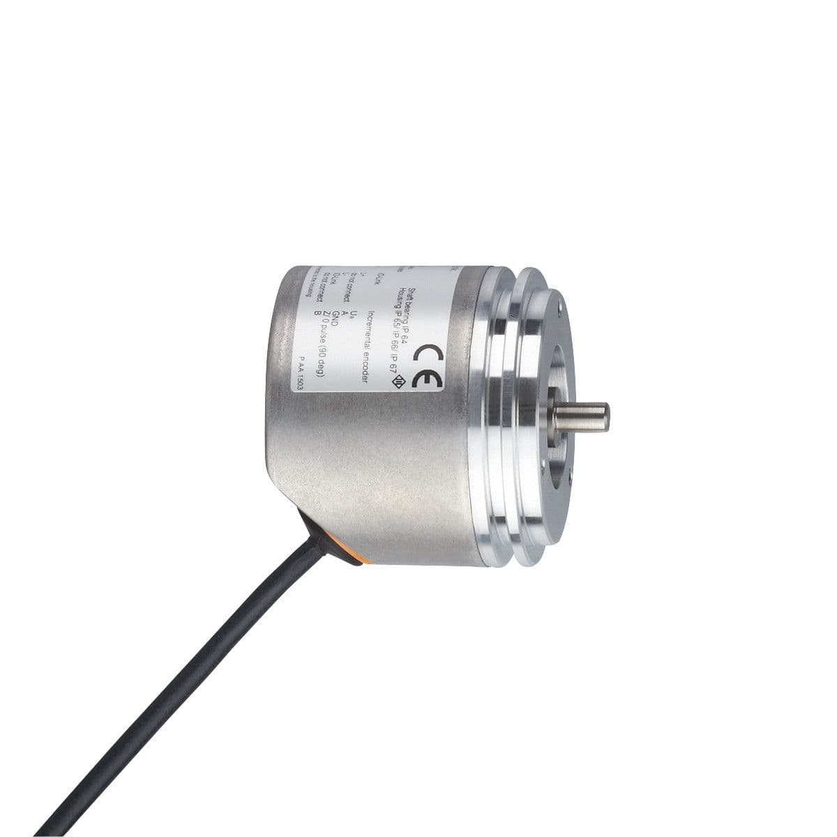 ifm Electronic RU3500 Incremental encoder with solid shaft, Defined pulse sequence for the reliable detection of rotational speeds, Resolution: 1...10000; (configurable; Factory setting: 1024) resolution, Communication interface: IO-Link, Shaft design: solid shaft, Shaft diame RU3500 on Advantage Electric Supply
