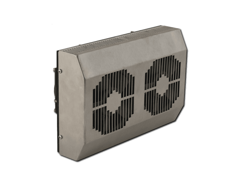Saginaw Control SCE-TE340B24VSS Thermoelectric Cooler 340 BTU/Hr. 24 VDC, Height:8.00", Width:12.00", Depth:5.50", #4 brushed finish type 304 Stainless Steel SCE-TE340B24VSS on Advantage Electric Supply