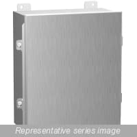 Hammond Manufacturing 1414N4SSG N4X J Box, Lift Off Cover w/panel - 8 x 6 x 3.5 - 304 SS 1414N4SSG on Advantage Electric Supply