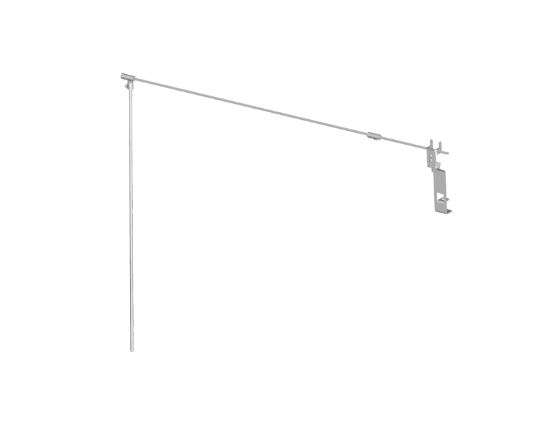 Saginaw Control SCE-MDMI2 Kit, IMS Main Door Mech. Interlock (2dr), Height:42.00", Width:3.00", Depth:2.00", SCE-MDMI2 on Advantage Electric Supply