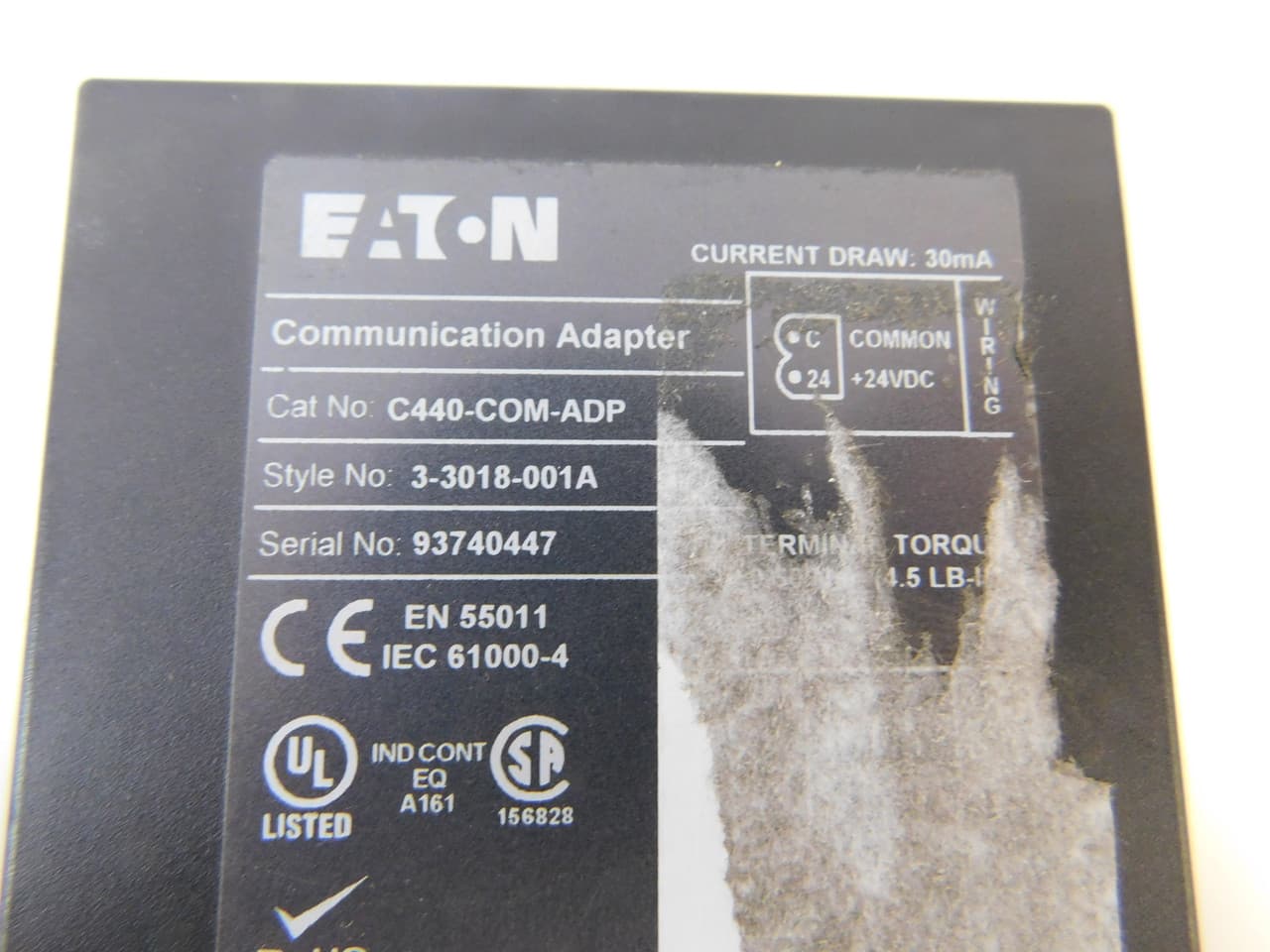 Eaton C440-COM-ADP C440-COM-ADP Eaton - C440 Communication Adapter Kit C440-COM-ADP on Advantage Electric Supply