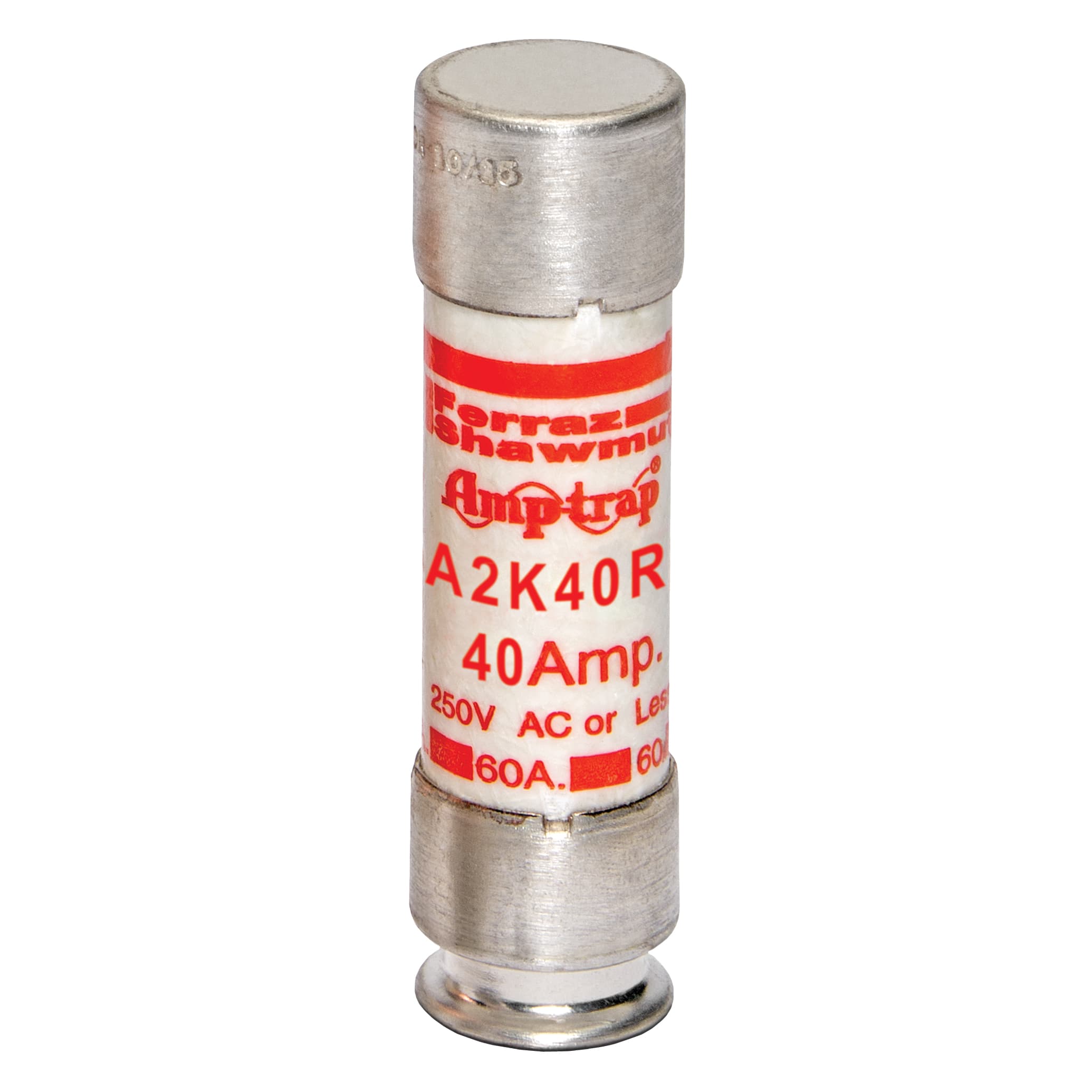 Mersen A2K40R A2K40R Mersen - Fuse A2K-R - Class RK1 - Fast-Acting 250VAC 250VDC 40A Ferrule Amp-Trap® A2K40R on Advantage Electric Supply