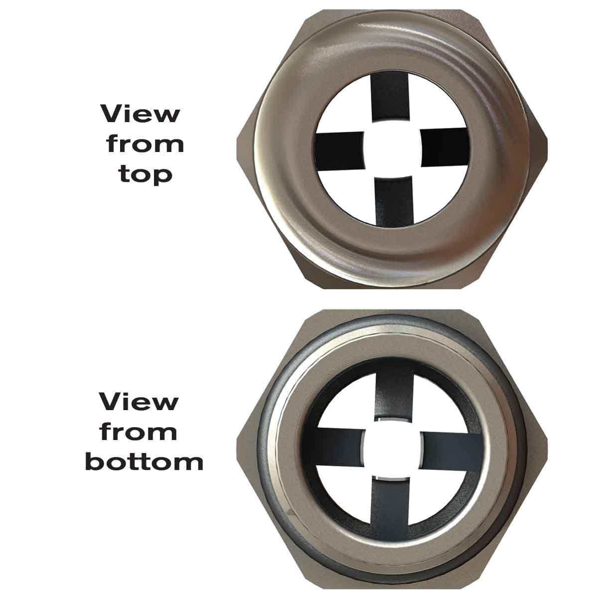 SAB EP2-42 SAB EP2-42 Nickel Plated Brass EMC-2 Grounding Gland with PG 42 threads EP2-42 on Advantage Electric Supply