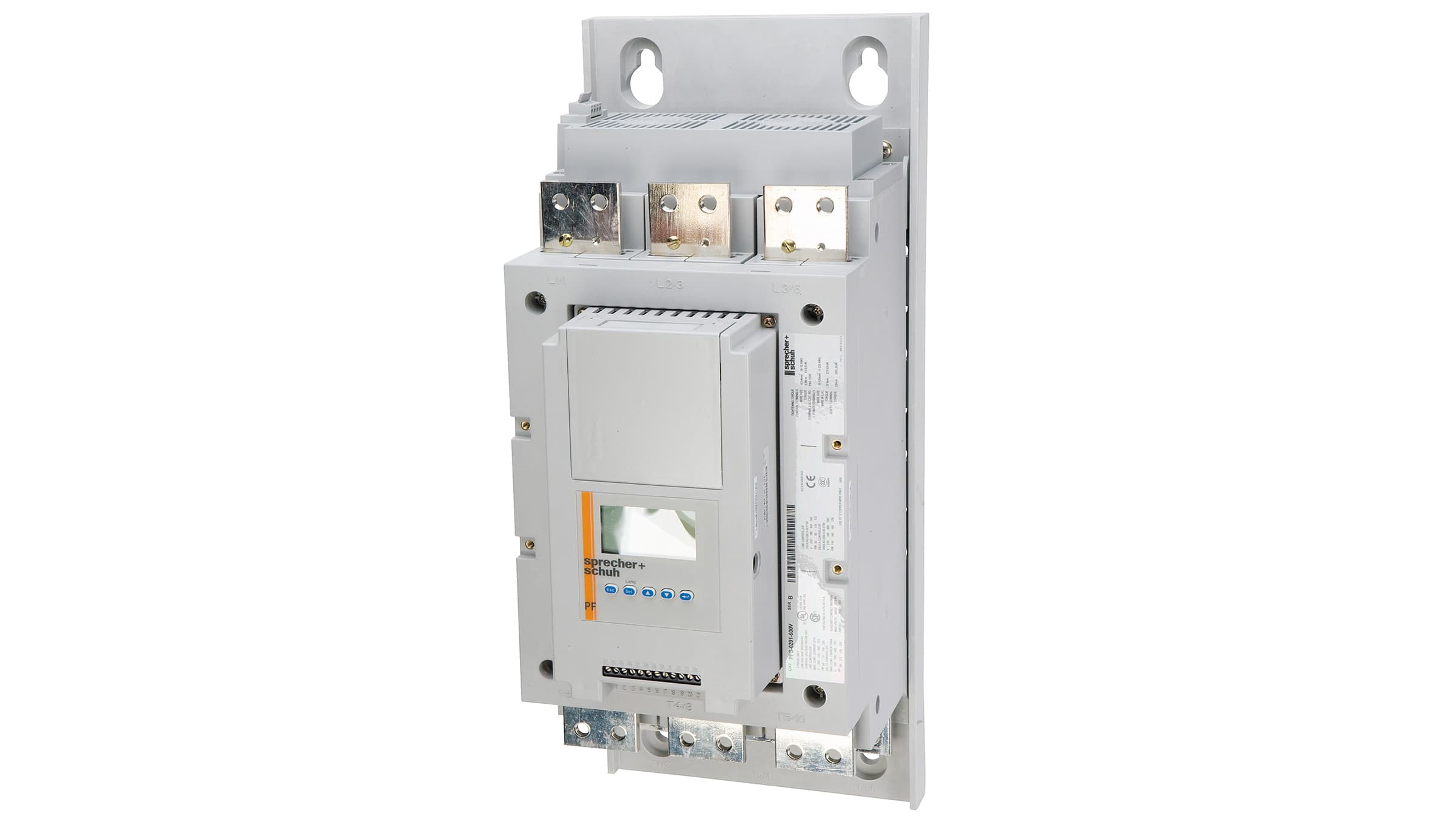 Sprecher + Schuh PFS-0201-600V-024 Sprecher + Schuh PFS-0201-600V-024 - PFS Softstarter, 201A, 24V AC/DC Control Voltage, 60 HP 200V / 75 HP 230V / 150 HP 460V / 200 HP 575V, Open Type PFS-0201-600V-024 on Advantage Electric Supply