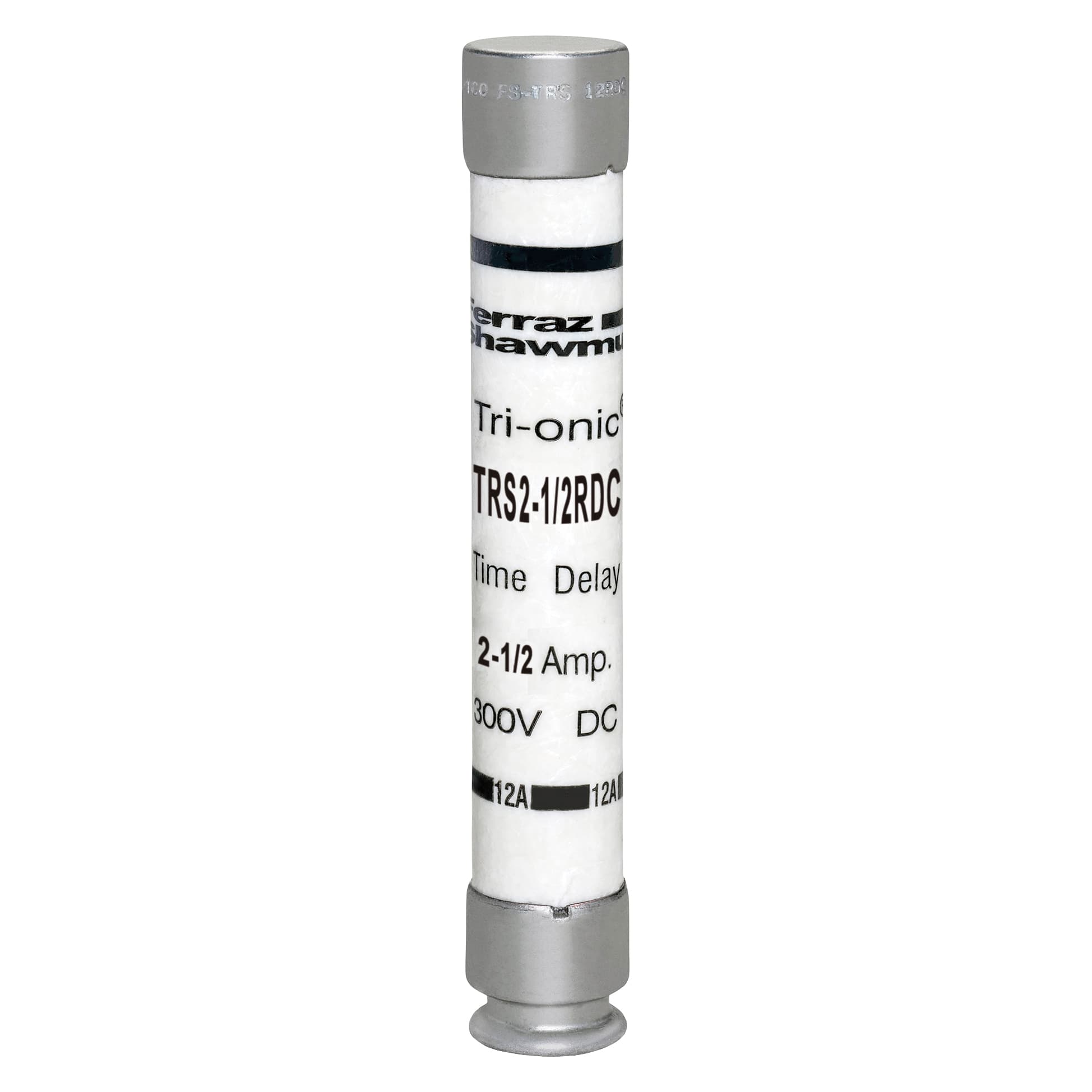Mersen TRS2-1/2RDC TRS2-1/2RDC Mersen - Fuse TRS-RDC - Class RK5 - Time-Delay 300VDC 2.5A Ferrule Tri-Onic® TRS2-1/2RDC on Advantage Electric Supply