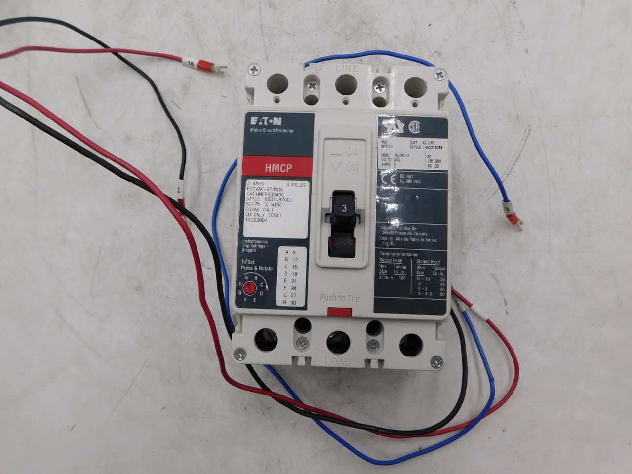 HMCP003A0CB1 on Advantage Electric Supply