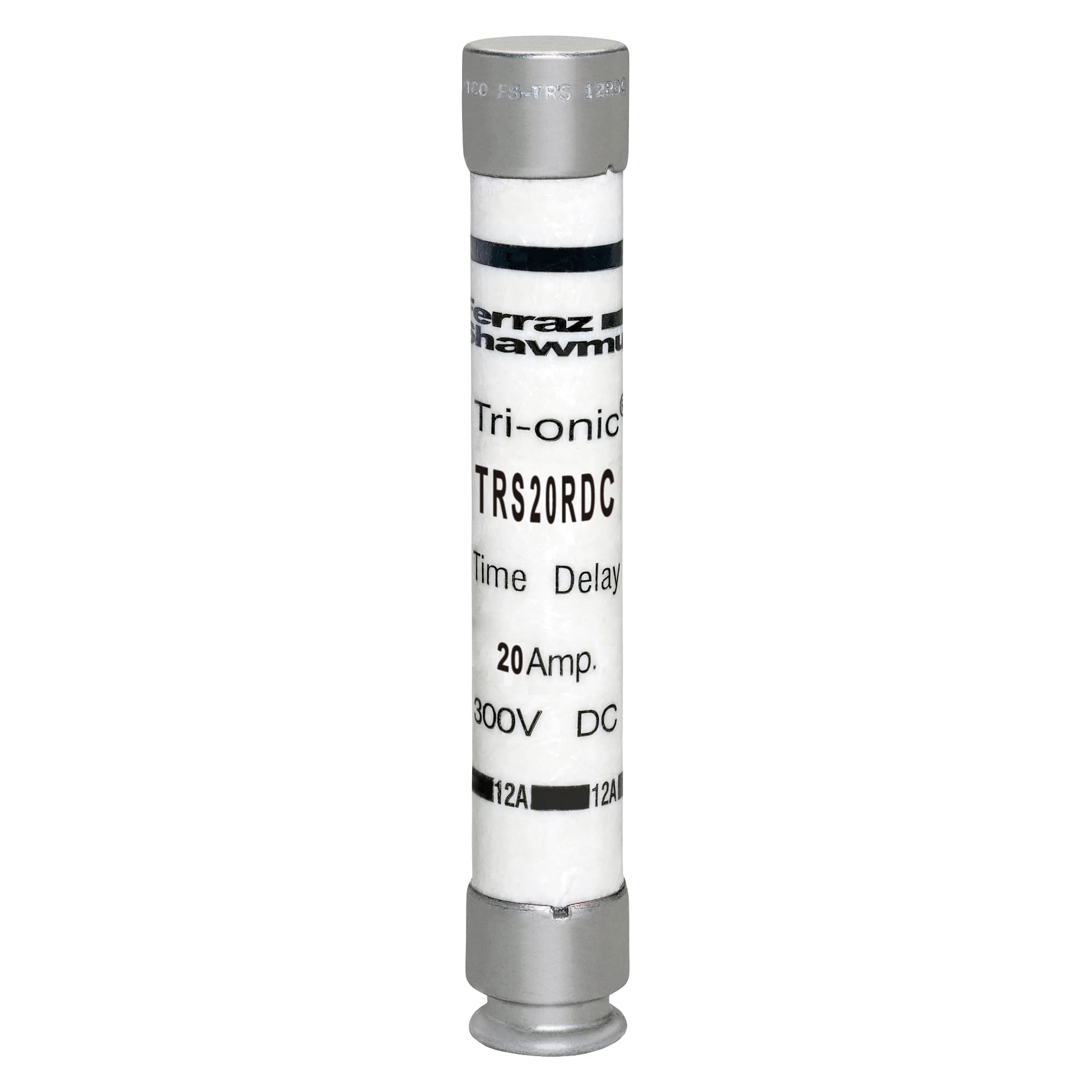 Mersen TRS20RDC TRS20RDC Mersen - Fuse TRS-RDC - Class RK5 - Time-Delay 300VDC 20A Ferrule Tri-Onic® TRS20RDC on Advantage Electric Supply