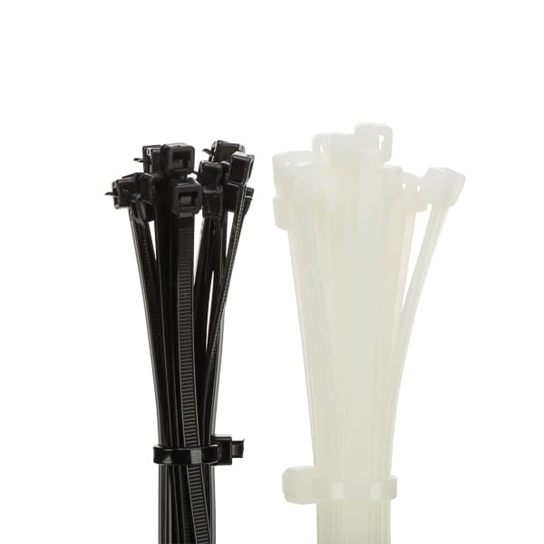 NSI Industries 5400-SB 5" 40lb CABLE TIE W/ STEEL TOOTH BLACK, 100/BAG 5400-SB on Advantage Electric Supply