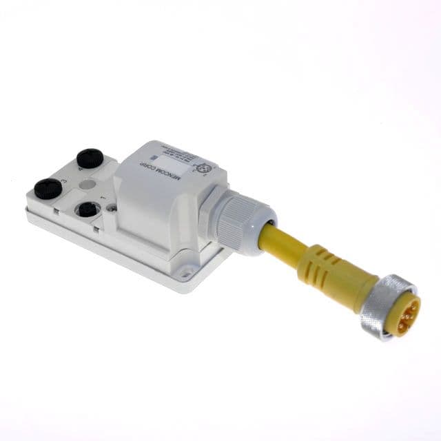 Mencom JDN-450-005-M003 DeviceNet Block Junction Blocks, 5 Pin, 4 Port, DeviceNet, MIN Size I 0.3 Meters Home Run Connector JDN-450-005-M003 on Advantage Electric Supply