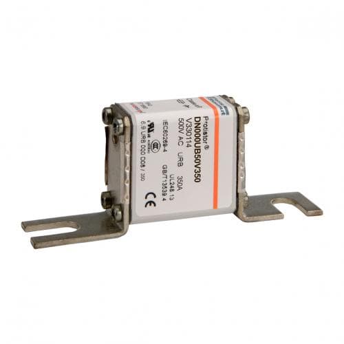 Mersen V330114 V330114 Mersen - Square Body High-Speed Fuse Protistor® Size NH 000 aR 500VAC IEC 350A DIN 80 Blades V330114 on Advantage Electric Supply