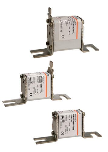 Mersen V076263 V076263 Mersen - Square Body High-Speed Fuse Protistor® Size NH 00 aR 1000VAC IEC 315A With Striker DIN 80 Blades V076263 on Advantage Electric Supply