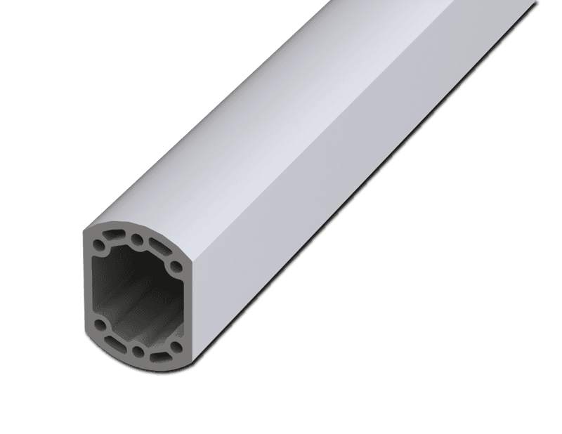 Saginaw Control SCE-SA20TC Closed Tube Suspension Profile, Height:19.69", Width:2.56", Depth:3.54", RAL 7035 powder coated finish. SCE-SA20TC on Advantage Electric Supply