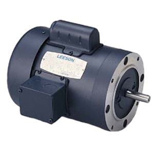 Leeson 11003900 General Purpose; 1/2HP; 56C Frame Size; 1800 Sync RPM; 115/208-230 Voltage; AC; TEFC Enclosure; NEMA Frame Profile; Single Phase; 60 Hertz; C-Face; No Base; 5/8" Shaft Diameter; 10.81" Overall Length; 66 Efficiency Full Load 11003900 on Advantage Electric Supply