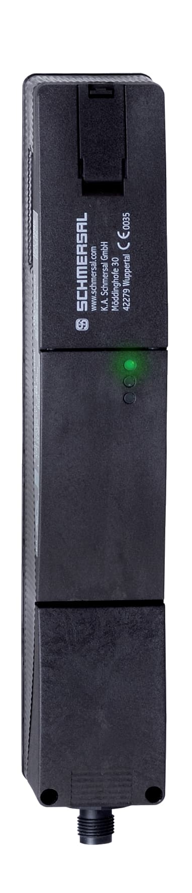 Schmersal AZM201B-ST2-T-1P2PW-A AZM201B-ST2-T-1P2PW-A Schmersal - Solenoid interlocks; Actuator monitored; Power to lock; Thermoplastic enclosure; Max. length of the sensor chain 200 m; Self-monitoring series-wiring; Coding in accordance to ISO 14119 by using RFID-Technology; 3 LEDs to show operating conditions; Sensor AZM201B-ST2-T-1P2PW-A on Advantage Electric Supply