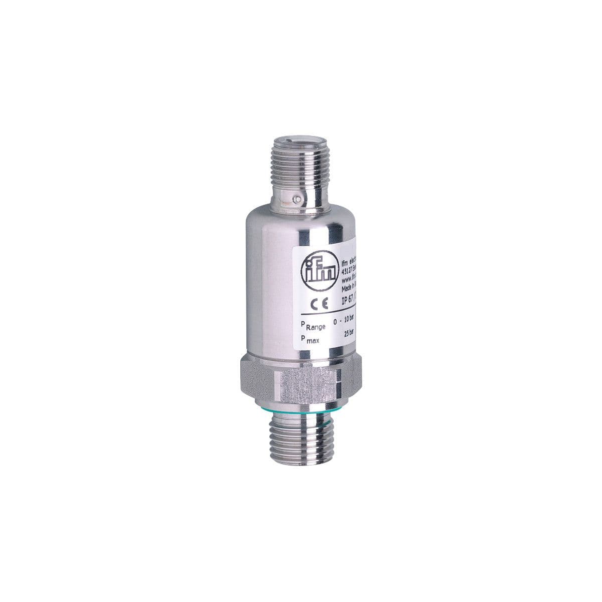 ifm Electronic PT9550 Pressure transmitter, Reliable detection of system pressure in industrial and mobile applications, Output signal: analog signal, Measuring range: 0...400 bar 0...5800 psi 0...40 MPa, Process connection: threaded connection G 1/4 external thread, Applicati PT9550 on Advantage Electric Supply