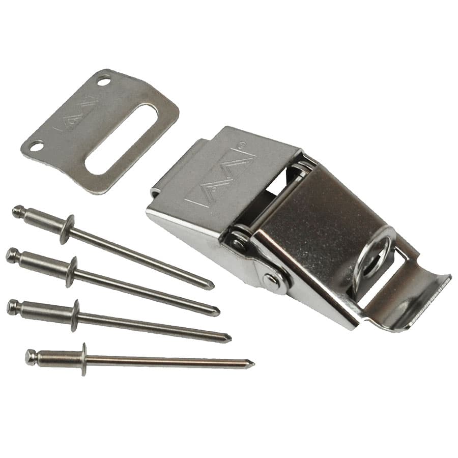 Allied Moulded Products LLK-H316 Stainless steel snap latch hardware kit for use with AM Series flat cover enlosures LLK-H316 on Advantage Electric Supply