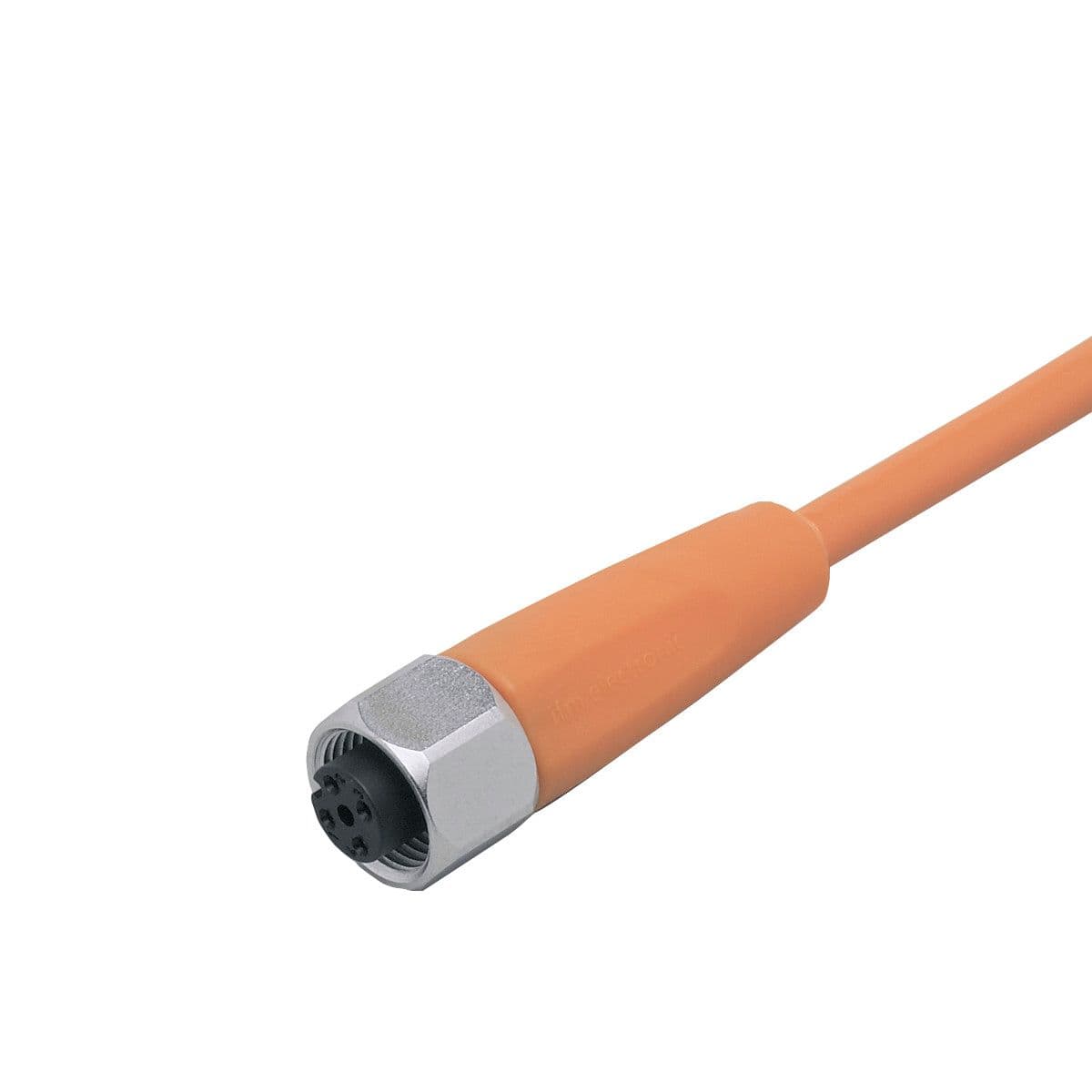 ifm Electronic EVT003 Female cordset, For use in sanitary and wet areas in the food industry, System: Free from silicone; gold-plated contacts; Drag chain suitability, Application: sanitary and wet areas in the food industry, Free from silicone: yes EVT003 on Advantage Electric Supply