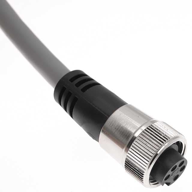 Mencom MINDT-5FP-5M DeviceNet Trunk, 7/8UN2, Cordset, Shielded Cable, Not shielded to coupling nut, 5 Pole, Female Straight, 5M, 8A, Gray, PVC MINDT-5FP-5M on Advantage Electric Supply