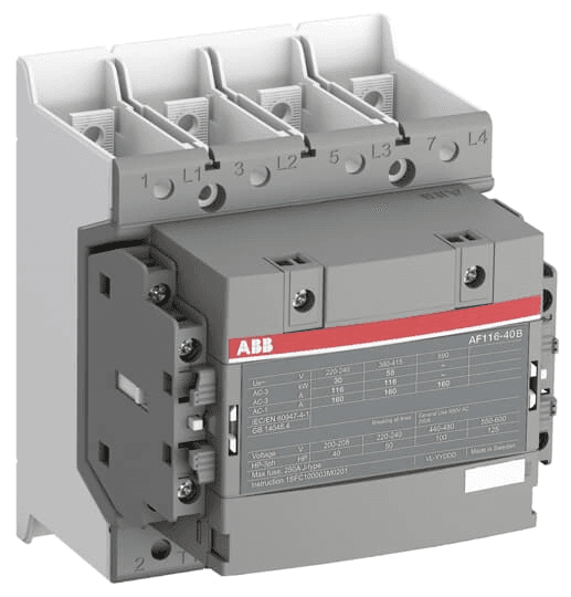 ABB Control AF116-40-22B-11 AF116-40-22B-11 ABB Control - CONTACTOR AF116 4P BAR CON 24-60V AF116-40-22B-11 on Advantage Electric Supply