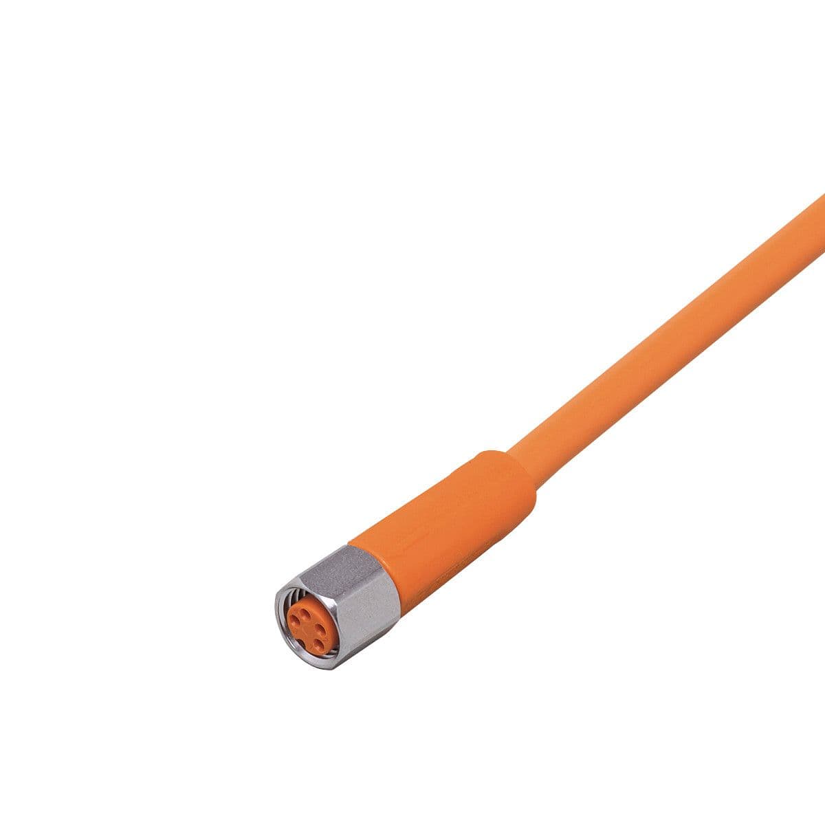 ifm Electronic EVT135 Female cordset, For use in sanitary and wet areas in the food industry, System: Free from silicone; gold-plated contacts; Drag chain suitability, Application: sanitary and wet areas in the food industry, Free from silicone: yes EVT135 on Advantage Electric Supply