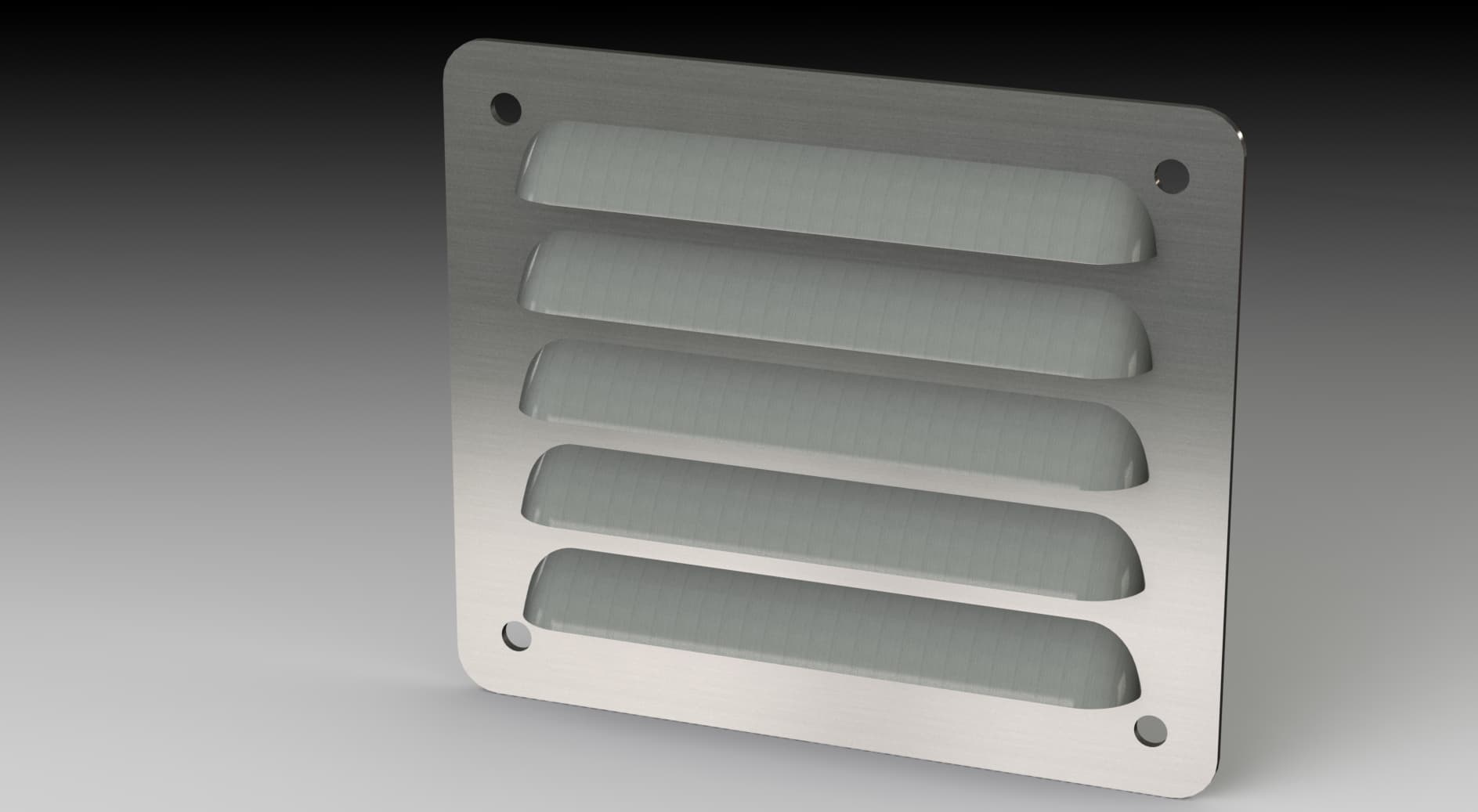 Saginaw Control SCE-AVK33SS Kit, S.S. Louver, Height:3.88", Width:4.50", Depth:0.43", SCE-AVK33SS on Advantage Electric Supply