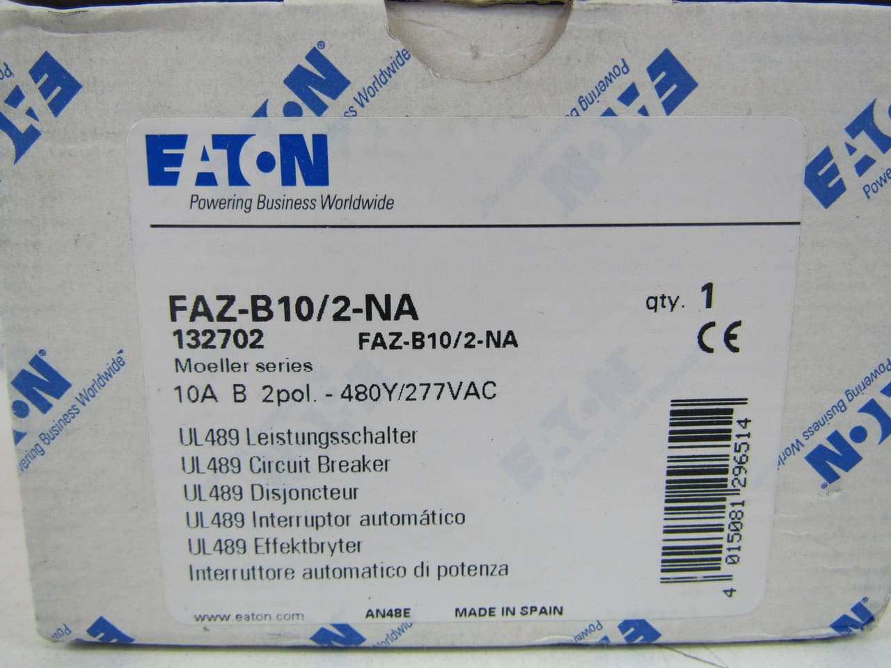 FAZ-B10/2-NA on Advantage Electric Supply