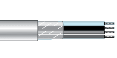 Alpha Wire 6652 WH005 Alpha Essentials Multi-Conductor Cable - Unshielded - 18 AWG 2 Conductor - White - 600V - 100ft - Alpha 6652 WH005 6652 WH005 on Advantage Electric Supply