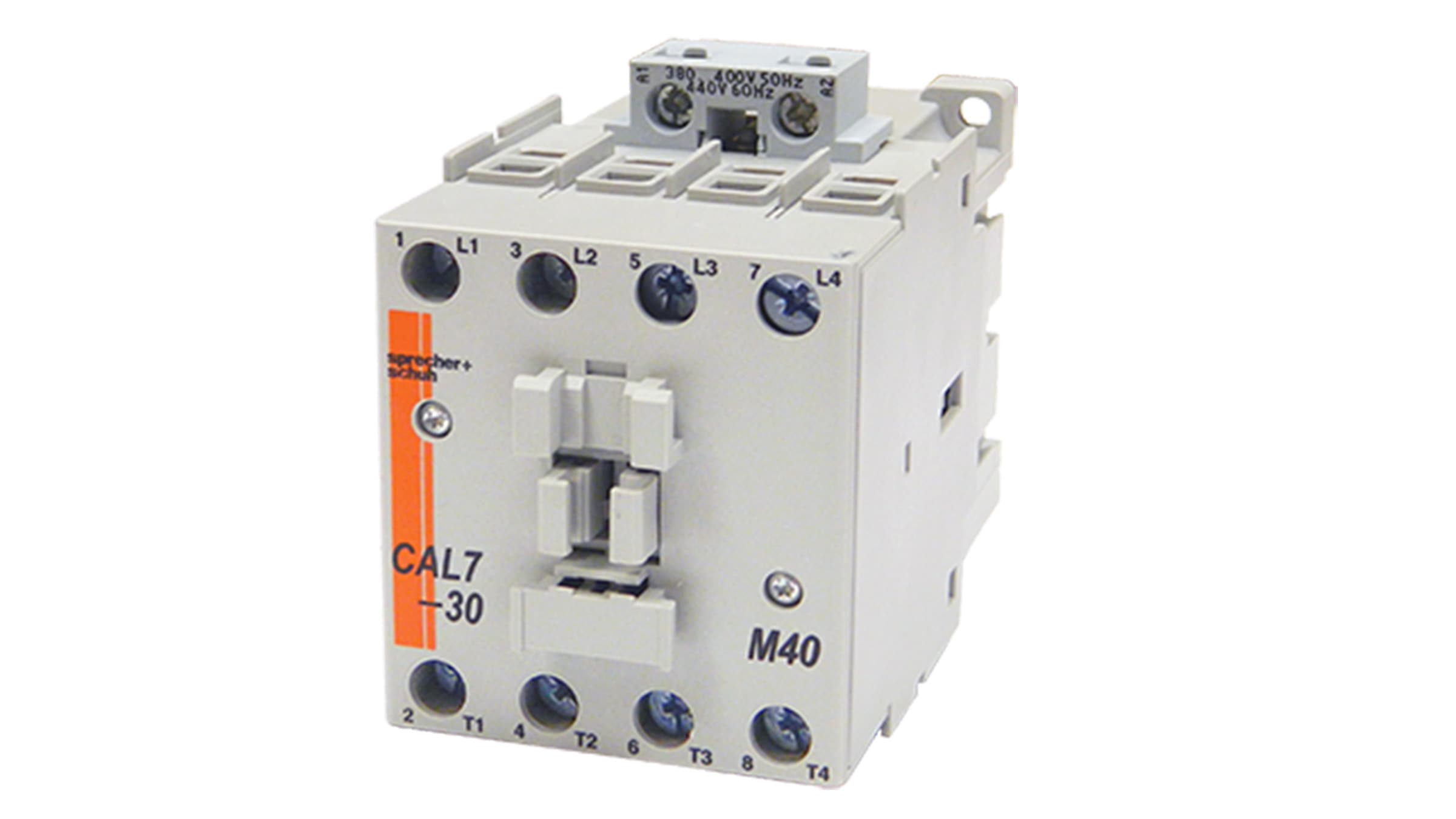 Sprecher + Schuh CAL7-60-M40-120 Sprecher + Schuh CAL7-60-M40-120 - CAL7 Contactor Lighting, Electrically Held, 60A, 110V 50Hz / 120V 60Hz AC, 4NO, CAL7-60-M40-120 on Advantage Electric Supply